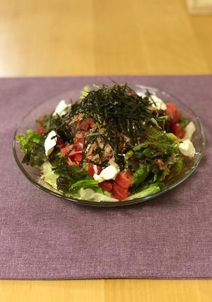 簡単!和風サラダのピリ辛冷麺-レシピのメイン写真