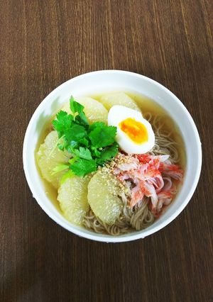 あっさりグレープフルーツ冷麺-レシピのメイン写真