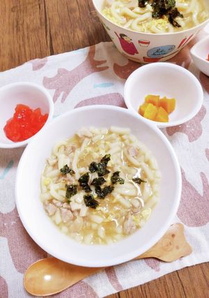 取り分けお昼ごはん♡﻿親子うどん-レシピのメイン写真