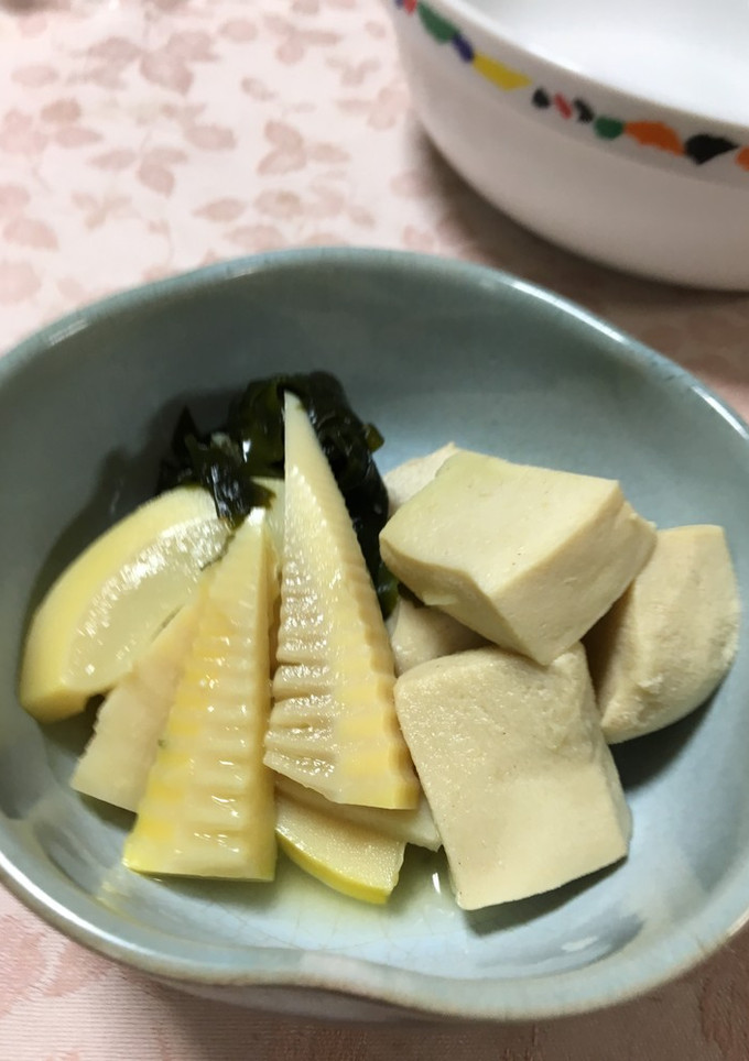 たけのこと わかめ、高野豆腐の煮物-レシピのメイン写真