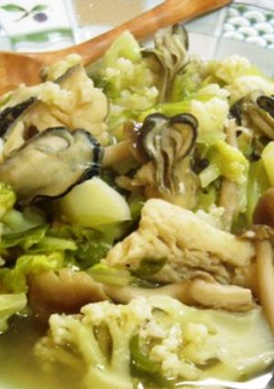 牡蠣の春野菜煮こみ-レシピのメイン写真