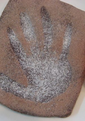 バレンタイン☆1歳の娘の手形入り生チョコ-レシピのメイン写真