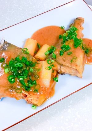 マヨdeソテーする甘酒in鯖の味噌煮-レシピのメイン写真