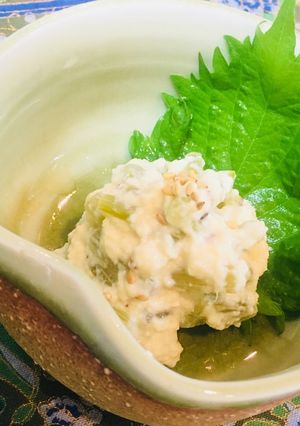塩酒粕漬けほろ酔い豆腐で♪山蕗の白和え-レシピのメイン写真