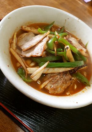 シャキシャキ野菜炒めのせ辛ラーメン-レシピのメイン写真