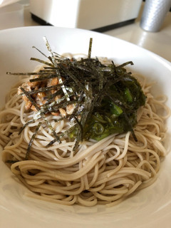 簡単ランチ☆納豆オクラ冷やしそば-レシピのメイン写真