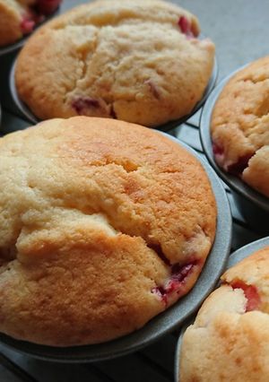 フレッシュいちごのマフィン-レシピのメイン写真