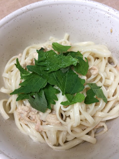 時短簡単!柚子胡椒とツナで冷やしうどん-レシピのメイン写真