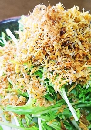 自家製ドレッシング大根水菜ジャコサラダ-レシピのメイン写真