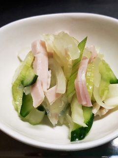 セロリとハムのマリネ-レシピのメイン写真