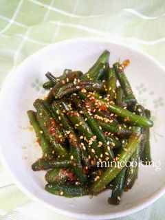 お弁当の隙間にインゲンお浸し煮♡作り置き-レシピのメイン写真