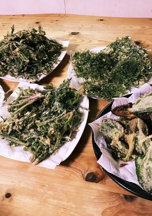 春の香り♪春の野草の天ぷら-レシピのメイン写真
