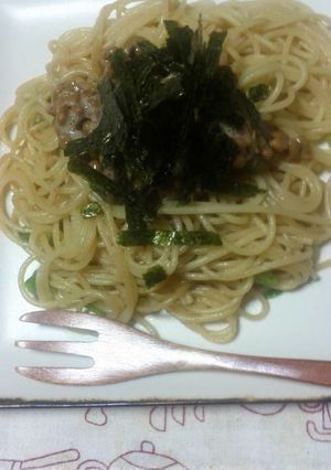 納豆パスタ-レシピのメイン写真