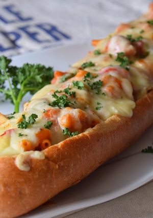 バタール丸ごと！野菜ジュースパングラタン-レシピのメイン写真