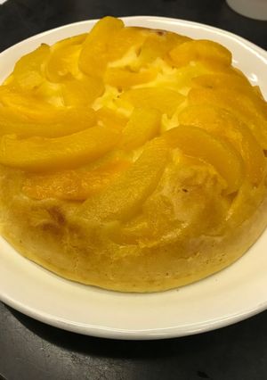 炊飯器でホットケーキミックス桃缶ケーキ-レシピのメイン写真