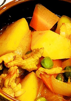 野菜ジュースで時短＊洋風肉じゃが-レシピのメイン写真