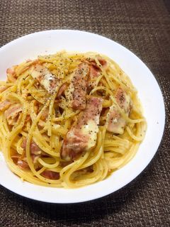カルボナーラ✤牛乳・生クリーム使用-レシピのメイン写真