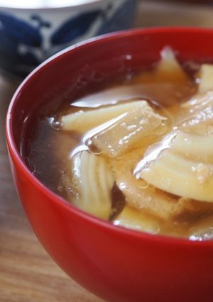 ツナ缶でコクのある筍汁-レシピのメイン写真
