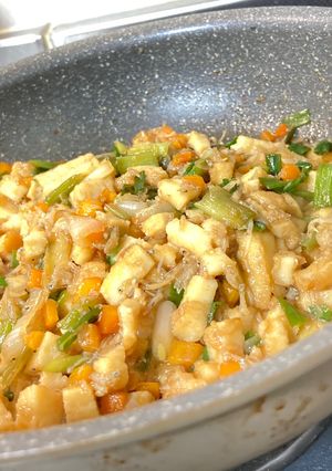 しらすと厚揚げの混ぜご飯の素-レシピのメイン写真