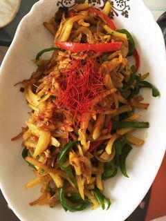 じゃがいもとピーマンのカレー炒め-レシピのメイン写真