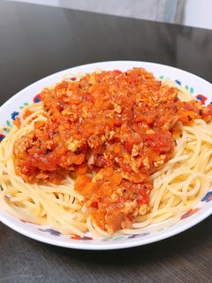 簡単!時短!野菜たっぷりミートソース-レシピのメイン写真