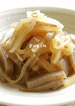 作りおきに♪大根とこんにゃくの甘辛炒め-レシピのメイン写真