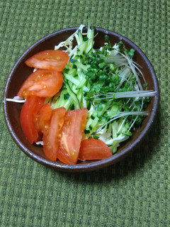 ふるる冷麺で作る冷麺サラダ-レシピのメイン写真