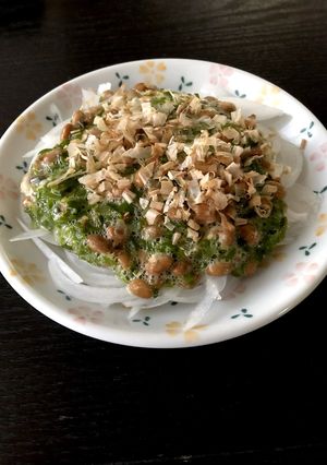 新玉ねぎのめかぶ納豆サラダ✨-レシピのメイン写真