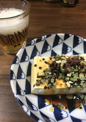 ビールが進む…いつもと違う簡単梅やっこ！-レシピのメイン写真