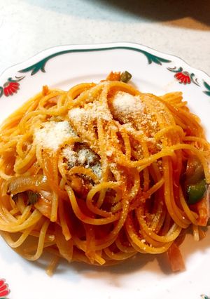 パスタおじさんの優しい味のナポリタン-レシピのメイン写真