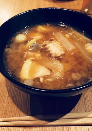 鮭缶で◆焼きたけのこ汁-レシピのメイン写真