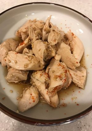 鶏ささみのさっぱりピリ辛和え-レシピのメイン写真