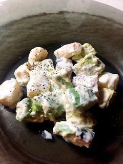 アボカドとタコのマヨネーズソース和え-レシピのメイン写真