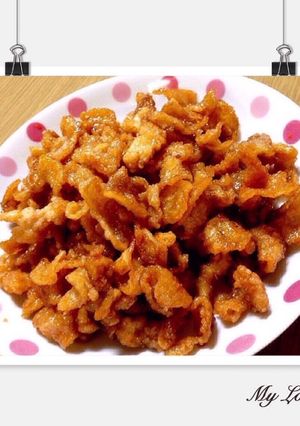 れぽ34♡カリカリ鶏皮甘辛揚げ♡簡単-レシピのメイン写真