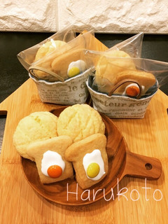 ミニトートにパンのクッキーを入れて。-レシピのメイン写真