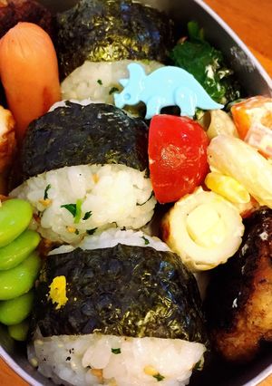 3才♪年少♪お弁当♪4月17日-レシピのメイン写真