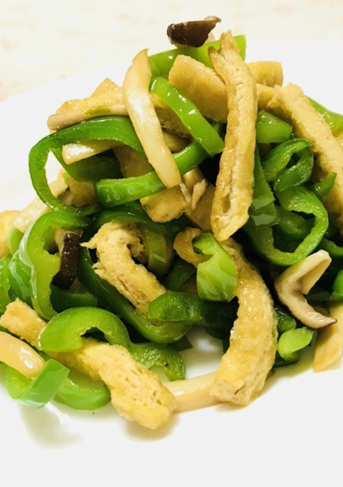 ピーマンとお揚げの中華風-レシピのメイン写真
