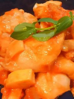 たけのこと鶏もも肉のトマト煮こみ-レシピのメイン写真