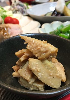 簡単おいしい筍の胡麻味噌和え-レシピのメイン写真
