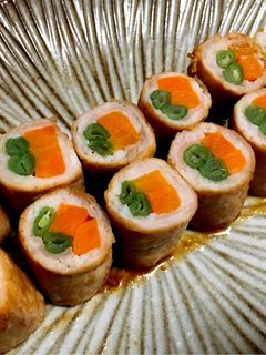 いんげんとにんじんの肉巻き-レシピのメイン写真