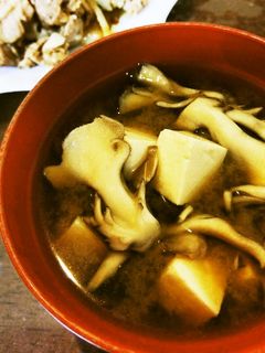 舞茸のお味噌汁-レシピのメイン写真