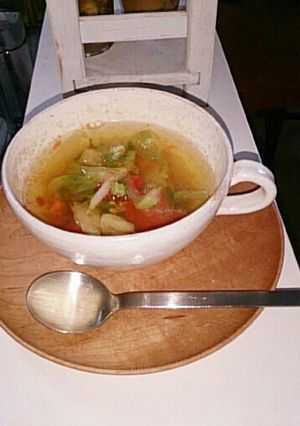 塩セロリとトマト♡レタスのスープ-レシピのメイン写真