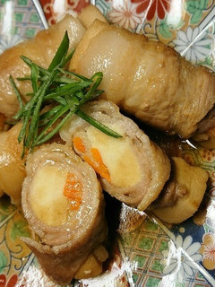 楽チンヘルシー♪豚バラ高野豆腐巻き-レシピのメイン写真