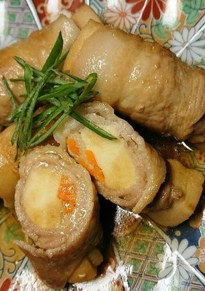 楽チンヘルシー♪豚バラ高野豆腐巻き-レシピのメイン写真