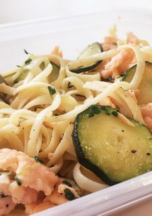 サーモンのさっぱりパスタ-レシピのメイン写真