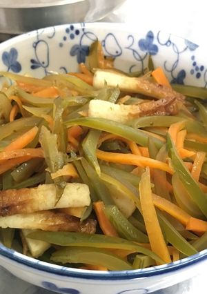 旬の茎わかめの煮物-レシピのメイン写真
