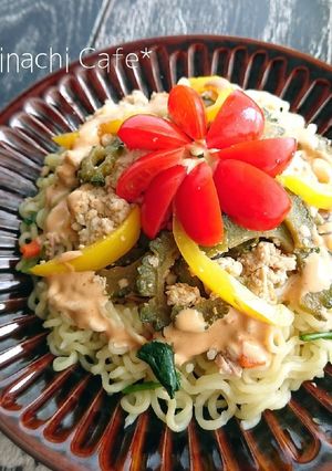 辛ラーメンで夏のピリ辛サラダ麺-レシピのメイン写真