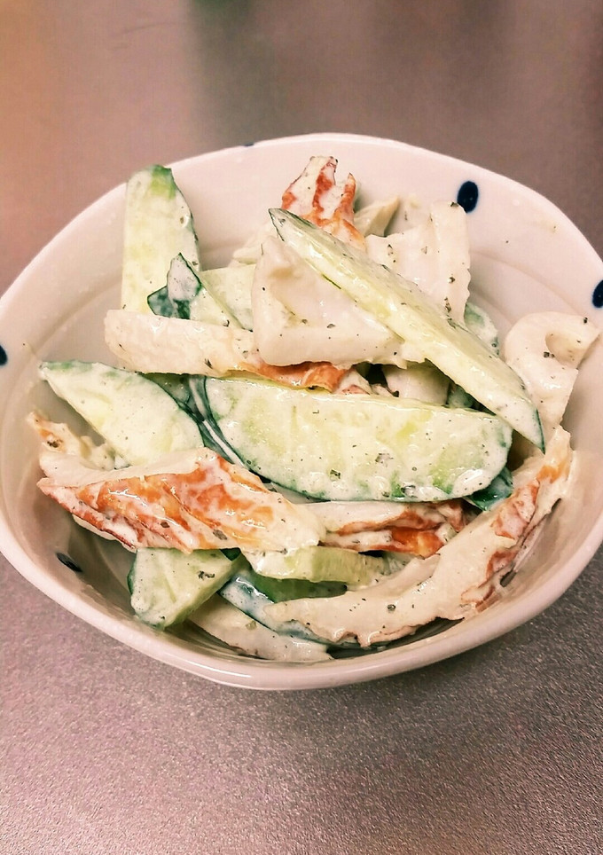 簡単！きゅうりとちくわの和え物-レシピのメイン写真
