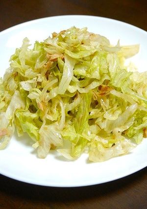 簡単！たっぷりツナレタス☆オリーブ風味-レシピのメイン写真