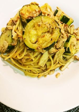 ズッキーニ・ツナパスタ-レシピのメイン写真